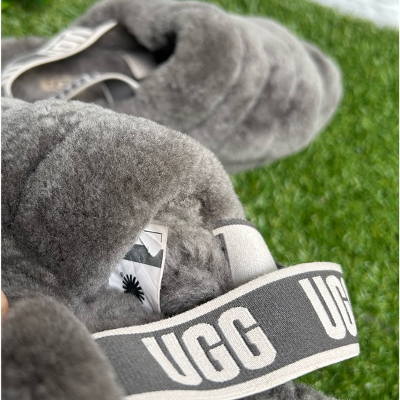 - UGG🔴Fluff yeah grey slippers 9 - Picture 12 of 13